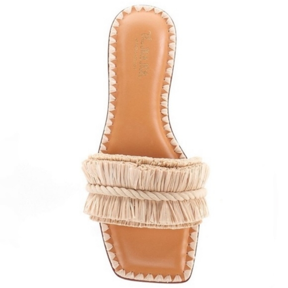 ANTONIO MELANI Shoes - Antonio Melani The Nat Note Madruga Braided Raffia Flat Sandal Size 6.5